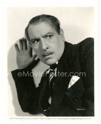 4b429 INVISIBLE MAN RETURNS 8x10 still '40 great close up of scared Cedric Hardwicke, H.G. Wells