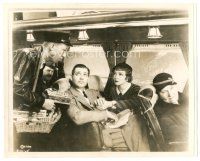 4b434 IT HAPPENED ONE NIGHT 8x10 still '34 close up of Clark Gable & Claudette Colbert on bus!