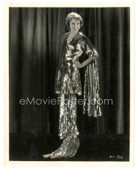 4b455 JEANETTE MACDONALD 8x10 still '30 in gown of 50,000 sequins from Monte Carlo by Otto Dyar!