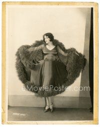 4b462 JOAN CRAWFORD 8x10 still '25 in a novel dance frock of satin trimmed with ostrich feathers!