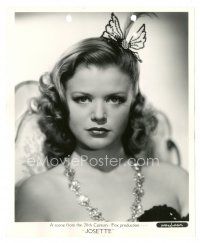 4b473 JOSETTE 8x10 key book still '38 close up of Simone Simon with necklace & butterfly pin!