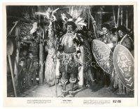 4b493 KING KONG 8x10 still R52 great close image of natives with their chief!