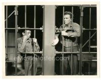 4b503 LAST MILE 8x10 still '32 c/u of prisoners Preston Foster & George E. Stone behind bars!