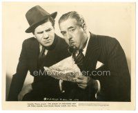 4b511 LEAGUE OF FRIGHTENED MEN 8x10 still '37 Lionel Stander & Walter Connolly as sleuth Nero Wolfe!