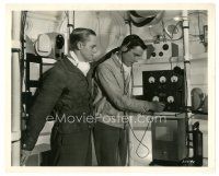 4b540 LOST IN THE STRATOSPHERE 8x10 still '34 William Cagney watches Edward Nugent at cool machine