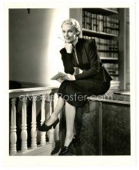 4b562 MADELEINE CARROLL 8x10 still '38 full-length seated portrait from I'm All Yours by Lippman!