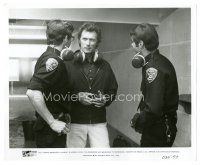 4b569 MAGNUM FORCE 8x10 still '73 Clint Eastwood as Dirty Harry with rookies at shooting range!