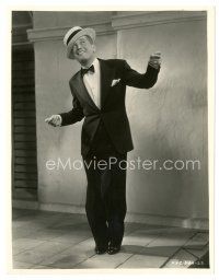 4b606 MAURICE CHEVALIER 8x10 key book still '35 dancing in tux & skimmer from Folies Bergere!