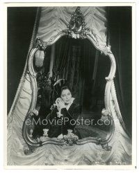 4b607 MAYERLING 8x10 still '69 cool image of Ava Gardner putting on earrings in mirror!