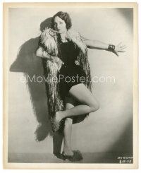 4b622 MOROCCO 8x10 still '30 full-length sexy Marlene Dietrich with feather boa & shoes!
