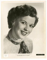 4b624 MR. BELVEDERE GOES TO COLLEGE 8x10 still '49 head & shoulders c/u of adult Shirley Temple!