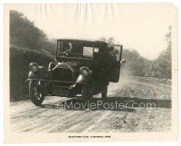 4b633 MYSTERY CLUB 8x10 still '26 cool image of men fighting in car driving on road!