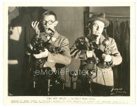 4b649 NITWITS 8x10 still '35 close up of Bert Wheeler & Robert Woolsey with many telephones!