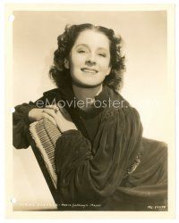 4b651 NORMA SHEARER 8x10 key book still '30s wonderful smiling portrait of the beautiful actress!