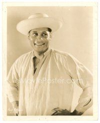 4b263 EMPEROR JONES 8x10 still '33 great smiling portrait of Paul Robeson in straw hat!