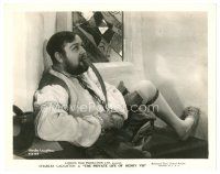 4b691 PRIVATE LIFE OF HENRY VIII 8x10 still '33 great c/u of Charles Laughton in full costume!
