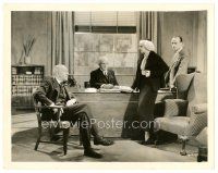4b710 RECKLESS 8x10 still '35 sexy Jean Harlow in office with three disapproving men!