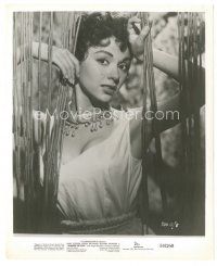 4b735 RITA MORENO 8x10 still '54 sexy close up standing in bamboo curtain from Garden of Evil!