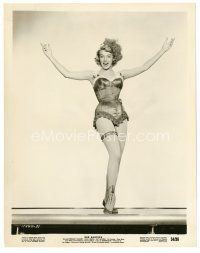 4b745 ROSEMARY CLOONEY 8x10 still '54 full-length in sexy skimpy outfit from Red Garters!