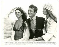 4b801 SPY WHO LOVED ME 8x10 still '77 Roger Moore as James Bond w/Barbara Bach & Caroline Munro!