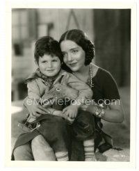 4b803 SQUAW MAN 8x10 still '31 Cecil B. DeMille, close up of Lupe Velez & young Dickie Moore!