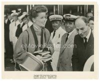 4b813 SUMMERTIME 8x10 still '55 great close up of smiling Katharine Hepburn in Venice!