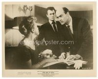 4b820 SWEET SMELL OF SUCCESS 8x10 still '57 Dobkin confesses to Tuttle as Tony Curtis watches!