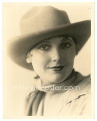 4b831 THELMA TODD 8x10 still '20s head & shoulders portrait in great cowgirl outfit by Richee!