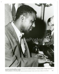 4b835 THELONIOUS MONK: STRAIGHT, NO CHASER 8x10 still '89 great close up of the jazz pianist!