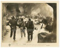 4b837 THEM 8x10 still '54 great fx image of men with guns in room filled with giant bugs!