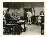 4b854 TO KILL A MOCKINGBIRD 8x10 still '62 Gregory Peck has Brock Peters stand in courtroom!