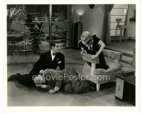 4b866 TOPPER 8x10 still '37 ghosts Cary Grant & Constance Bennett watch Roland Young on floor!