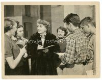 4b867 TORCH SONG 8x10 still '53 close up of Joan Crawford signing autographs for her fans!