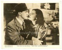 4b871 TRADE WINDS Other Company 8x10 still '38 close up of Fredric March & sexy Joan Bennett!