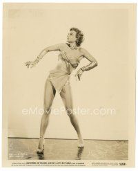 4b882 VALERIE BETTIS 8x10 still '53 full-length in sexy dancer outfit from Let's Do It Again!