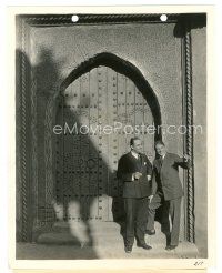 4b891 VICTOR MCLAGLEN 8x10 key book still '30s visited by Sheik Stephen Kenderianis of Bagdad!