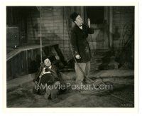 4b908 WAY OUT WEST 8x10 still '37 wacky image of Stan Laurel & Oliver Hardy in rope harness!