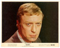 4b002 ALFIE color 8x10 still '66 best super close head & shoulders portrait of Michael Caine!