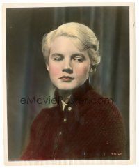 4b009 CARROLL BAKER color 8x10 still '57 super young head & shoulders portrait from Baby Doll!