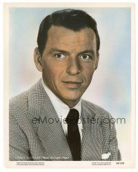 4b022 FRANK SINATRA color 8x10 still '56 head & shoulders portrait w/ suit & tie from High Society!