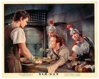 4b004 BEN-HUR color English FOH LC #5 '60 two guards hold Charlton Heston before Stephen Boyd!