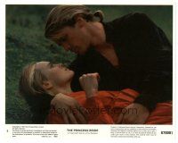 4b043 PRINCESS BRIDE 8x10 mini LC #8 '87 best romantic close up of Cary Elwes & Robin Wright!