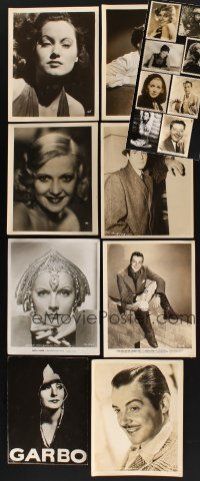4e031 LOT OF 16 PORTRAIT 8X10 STILLS '30s-40s Greta Garbo, Veronica Lake & other great stars!