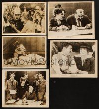 4e035 LOT OF 5 CHARLIE CHAPLIN STILLS '50s great images including with United Artists founders!