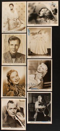 4e033 LOT OF 8 PORTRAIT 8X10 STILLS '30s-40s Marion Davies, Robert Montgomery & other stars!