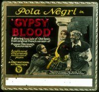4e077 GYPSY BLOOD glass slide '21 Ernst Lubitsch, Pola Negri as Prosper Merimee's Carmen!
