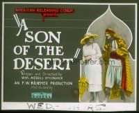 4e143 SON OF THE DESERT glass slide '28 star/director/writer Merrill McCormick as a Sheik!