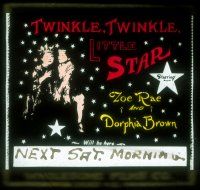 4e144 STAR PRINCE glass slide '18 Zoe Rae & Dorphia Brown, Twinkle Twinkle Little Star, fantasy!