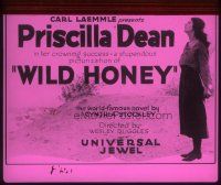 4e163 WILD HONEY glass slide '22 Priscilla Dean in her crowning success from world-famous novel!