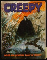 4e209 CREEPY #5 magazine October 1965 cool vampire art by Frank Frazetta, haunting tales of fright!